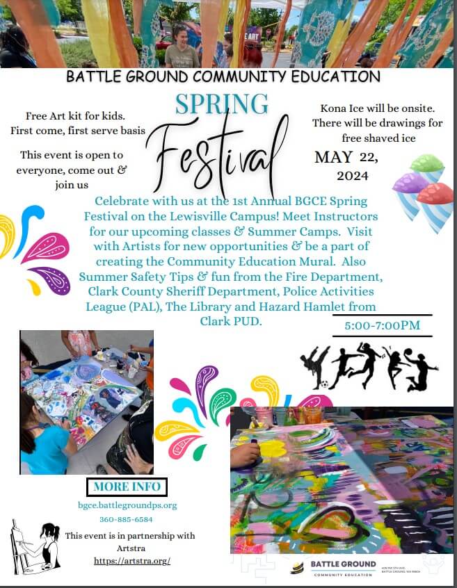 PLEASE JOIN US FOR OUR 1ST ANNUAL SPRING FESTIVAL, WEDNESDAY MAY 22ND FROM 5-7PM